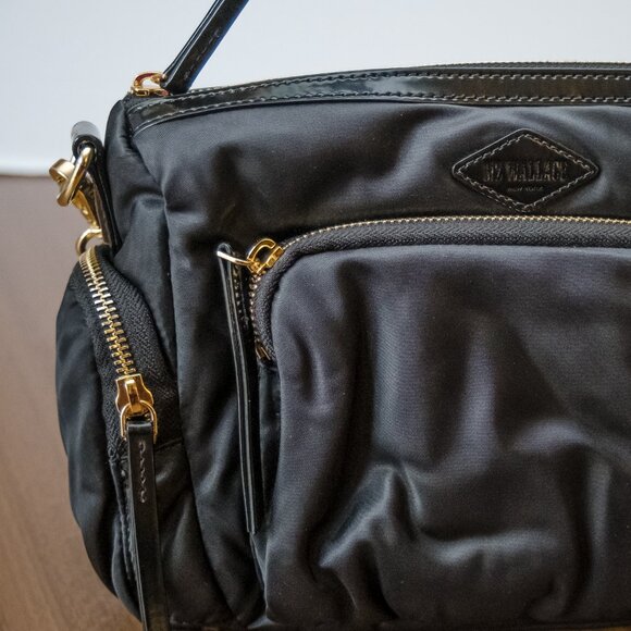 MZ Wallace Small Chelsea Crossbody- Black with Gold Hardware New Never Used - Picture 11 of 16